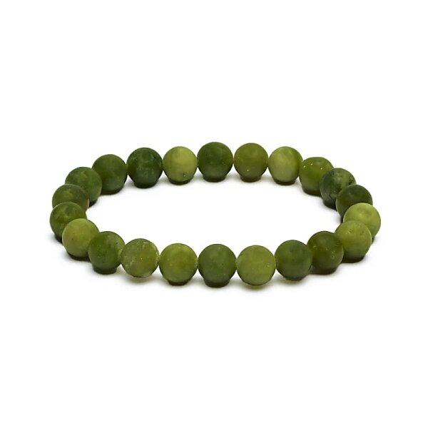 Mala/Armband Xinyi Jade elastisch -- 0.8cm