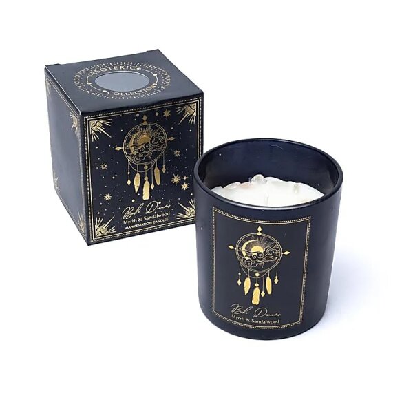 Manifestationskerze Boho Dreams im Glas -- 120g