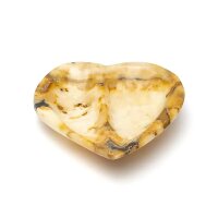 Marokkanische Schale aus Aragonit in Herzform --...