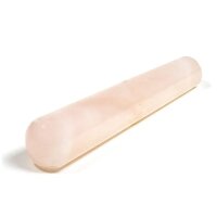Massagestab Rosenquarz -- ±65g;±10cm