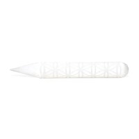 Massagestab Selenit Blume des Lebens -- 15cm