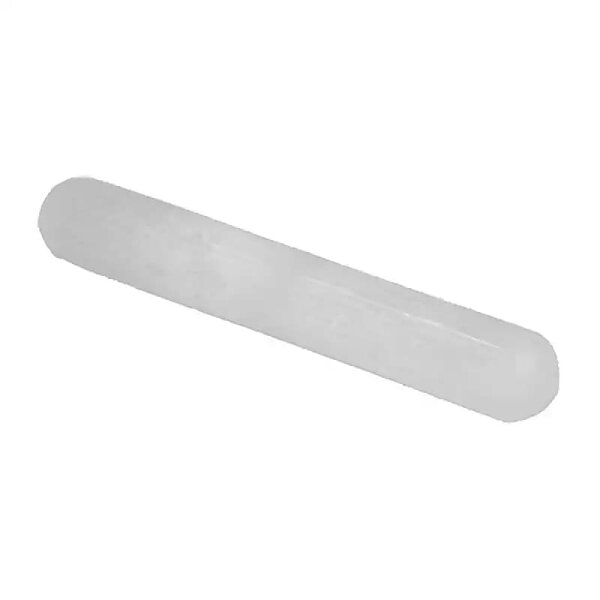 Massagestab Selenit rund -- ± 15 cm
