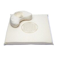 Meditation SET 3 Blume des Lebens BIO Baumwolle (OCS) --...
