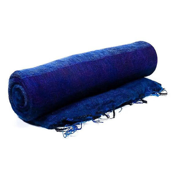 Meditationdecke blau/violett -- 115x245 cm