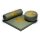 Meditations SET 2: Lebensbaum Baumwolle BIO (OCS)-- 65x65x5 cm; &plusmn;5100 g