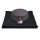 Meditations SET anthrazit/ schwarz Baumwolle BIO (OCS) -- 65x65x5 cm; &plusmn;2500 g