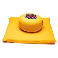 Meditations SET Chakra 3 Manipura gelb -- 65x65x5 cm