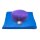 Meditations SET violett/ blau Baumwolle BIO (OCS) -- 65x65x5 cm; &plusmn;2500 g