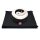 Meditations SET Yin Yang Symbol creme schwarz -- 65x65x5 cm