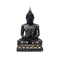 Meditations-Buddha schwarz -- 17cm