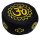 Meditationskissen 7 Chakren-OM gold/schwarz -- 33x17 cm