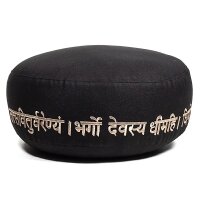 Meditationskissen Gayatri Mantra Baumwolle BIO (OCS) --...
