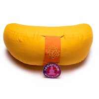 Meditationskissen Halbmond Chakra 3 -- ±1008 g;...