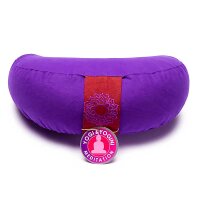 Meditationskissen Halbmond Chakra 7 -- ±1008 g;...