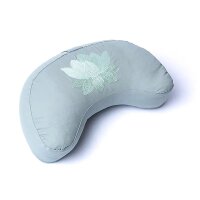 Meditationskissen Halbmond Lotus aus Bio-Baumwolle (OCS)...