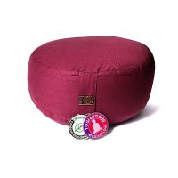 Meditationskissen hellaubergine Baumwolle BIO (OCS) --...