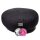 Meditationskissen schwarz flach Baumwolle BIO (OCS) -- 2200 g; 33x12 cm