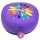 Meditationskissen violett Multicolor-Blume -- 33x17 cm