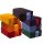 Meditationskissen/Bolster 7 Chakren SET -- 38x28x12 cm