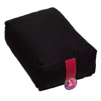 Meditationskissen/Bolster schwarz -- 38x28x12 cm