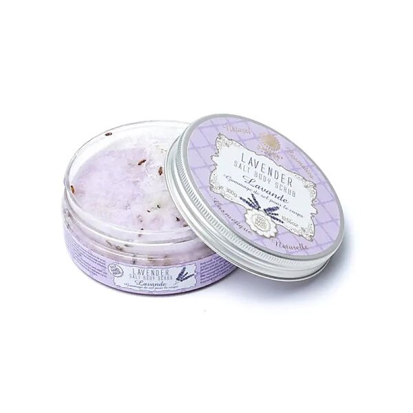 Meersalz Körperpeeling Lavendel -- 300g