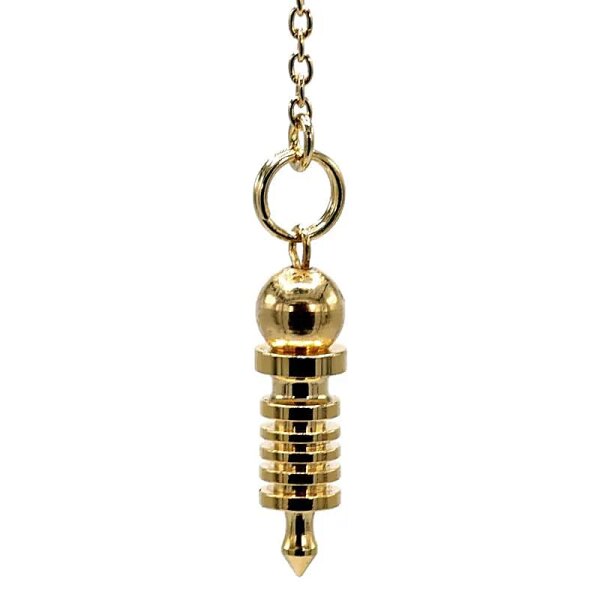 Mini Pendel aus Messing vergoldet -- 4 g; 2.5 cm