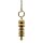 Mini Pendel aus Messing vergoldet -- 4 g; 2.5 cm