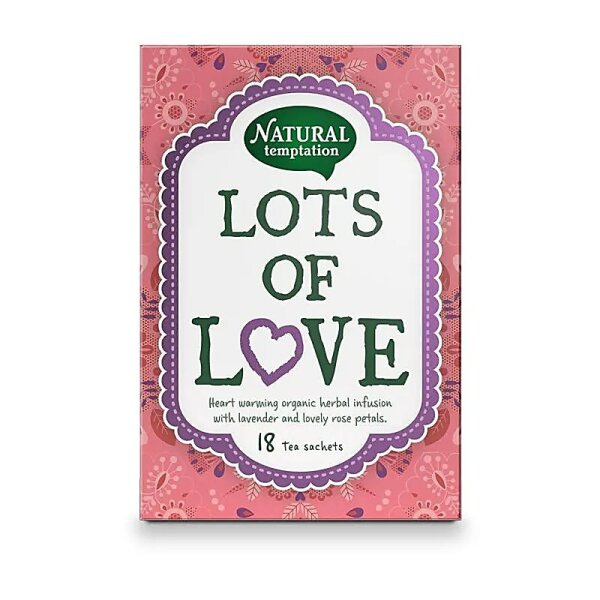 Natural Temptation Lots of Love Kräutertee BIO -- 27 g