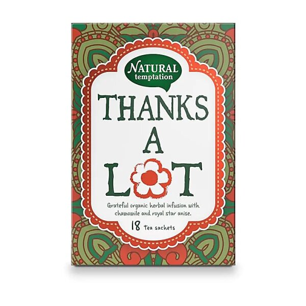Natural Temptation Thanks a Lot Kräutertee BIO -- 27 g