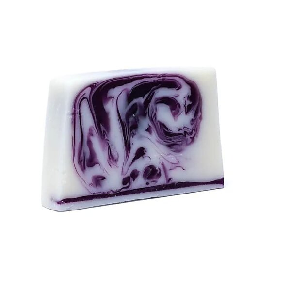 Natürliche handgemachte Seife Blaubeeeren Brombeeren -- 80g