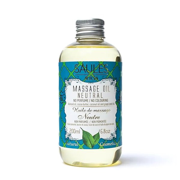 Natürliches Massageöl neutral -- 200ml