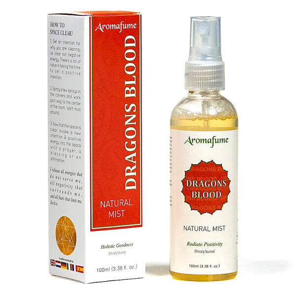 Natürliches Raumspray Drachenblut Aromafume -- 100 ml
