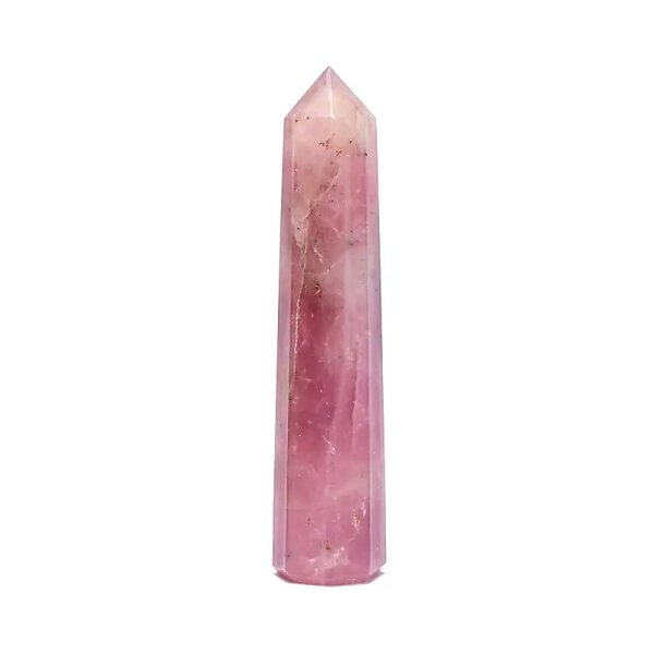 Obelisk Rosenquarz -- 7.5 - 10 cm