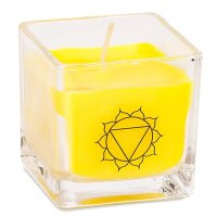 Ökologische Rapswachs-Duftkerze 3. Chakra--...