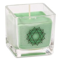 Ökologische Rapswachs-Duftkerze 4. Chakra --...