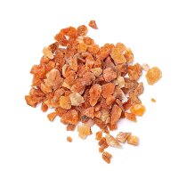 Orangefarbene Calcit Chips  -- ±0.5-1.5cm;...