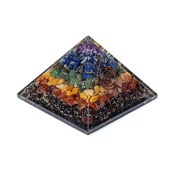 Orgonit Pyramide 7 Chakren -- ±5.5cm