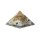 Orgonit Pyramide Mondstein mit Mondsymbol --7,5x7,5x5cm