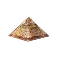 Orgonit Pyramiden Sonnenstein mit Sonnensymbol --...