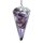 Orgonitpendel Amethyst mit Facette spitz zulaufend -- 11 g; 4 cm