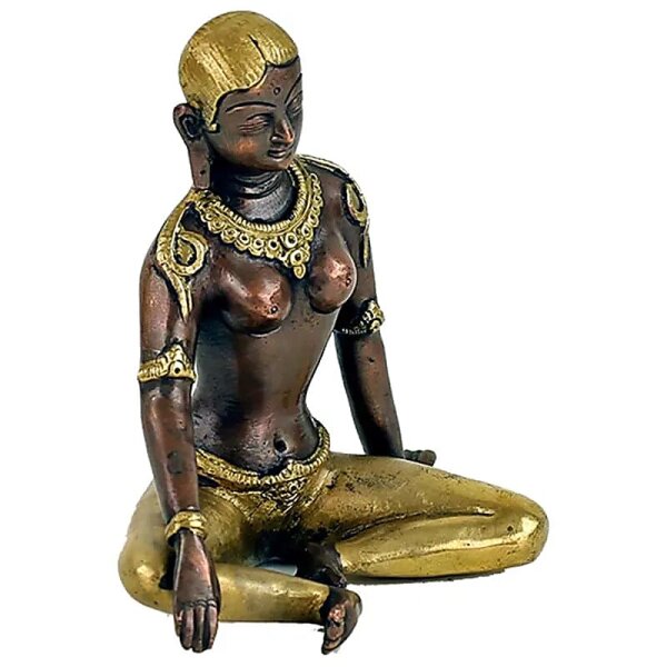 Parvati Statue zweifarbig -- 1100 g; 15 cm