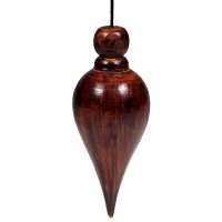 Pendel aus Holz - Tropfenform -- 14 g; 7 cm