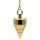 Pendel aus Messing vergoldet -- 18 g; 2.5 cm