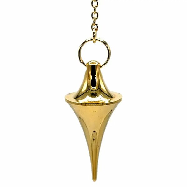 Pendel aus Messing vergoldet -- 20 g; 4 cm