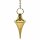 Pendel aus Messing vergoldet -- 20 g; 4 cm