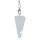 Pendel Bergkristall &amp; Chakrakette -- 16 g; 3-4 cm
