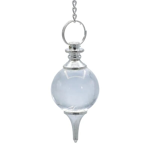 Pendel Bergkristall & Chakrakette -- 24 g; 4.5 cm