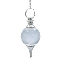 Pendel Bergkristall & Chakrakette -- 24 g; 4.5 cm