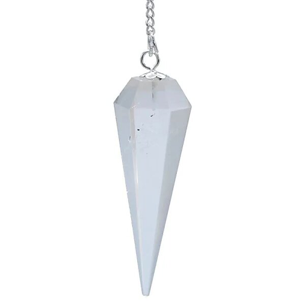 Pendel Bergkristall mit Facette Spitze -- 3.5 cm