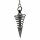 Pendel Messing titanfarben -- 12 g; 4cm